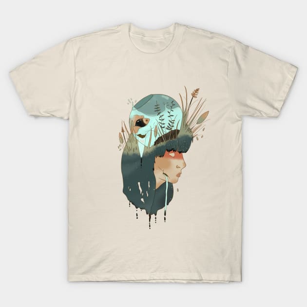 Fishbowl T-Shirt by Yosoypetunia